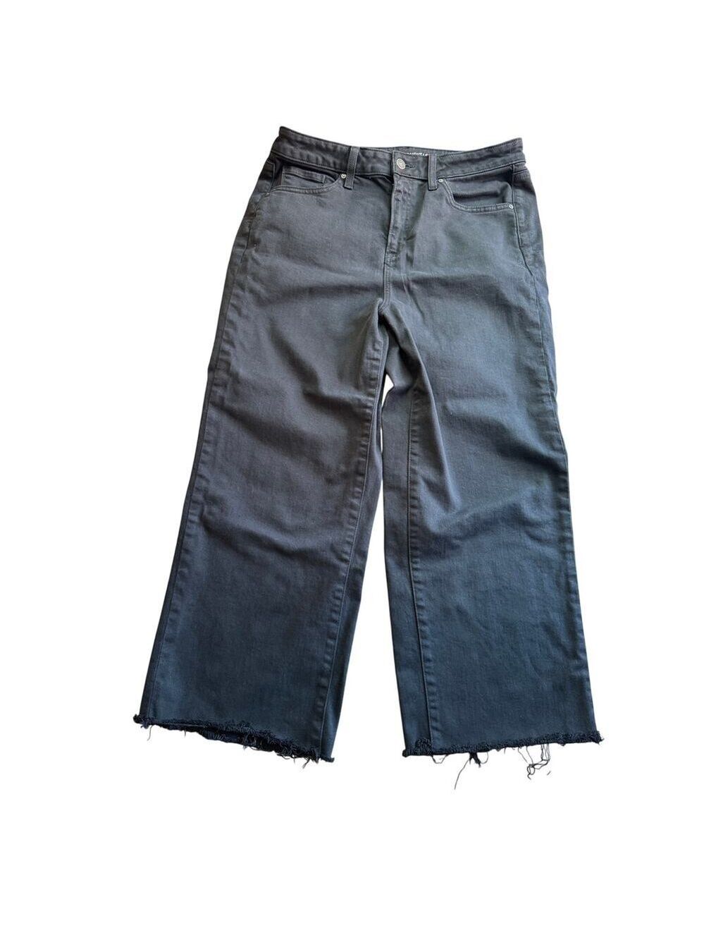Chico's high-rise straight-leg jeans U.S. size 12R, black
